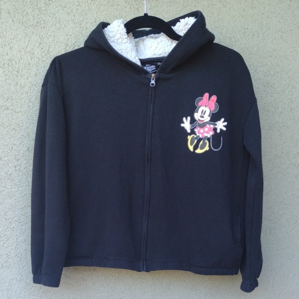 Disney Kids Minnie Mouse Black Hoodie 14